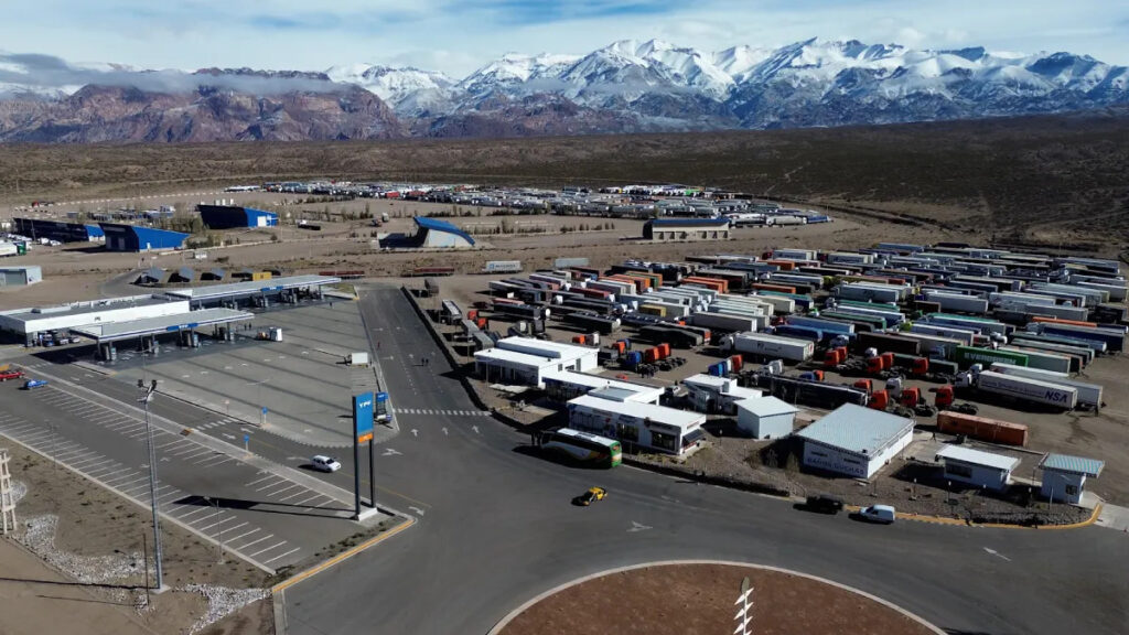 camiones paso a chile