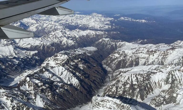 turbulencias cordillera de los andes