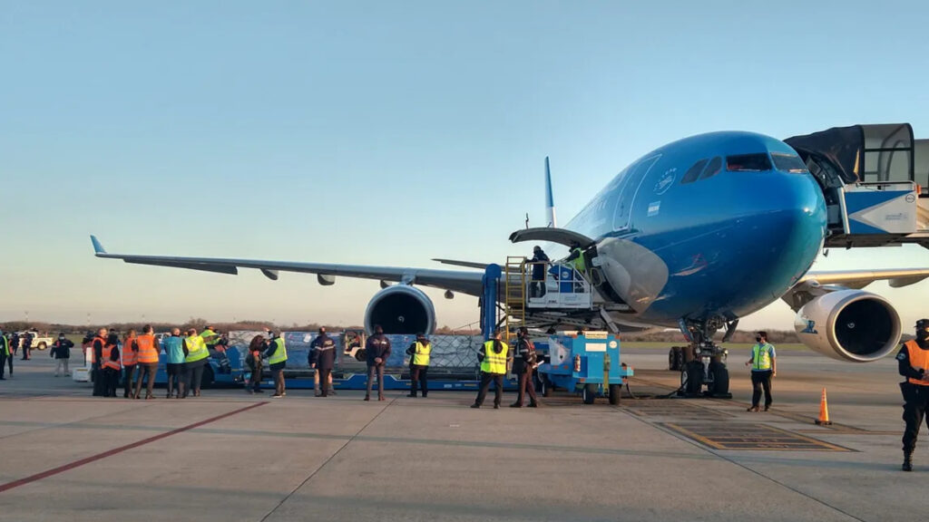 Aerolíneas Argentinas Cargo, servicio courier, Comercio exterior, Transorte de carga aereo