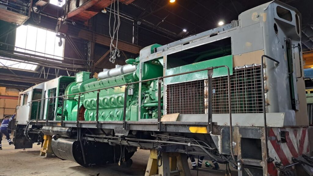 Trenes Argentinos, Motores, Línea San Martín, Locomotoras