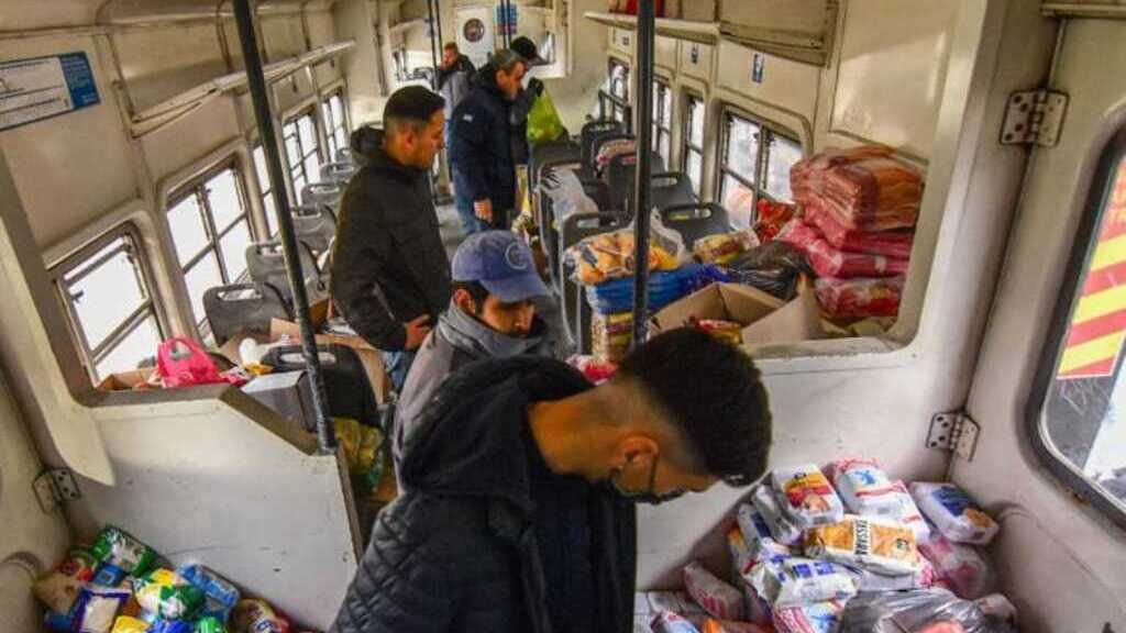 Tren Solidario, Estación Constitución, Bahía Blanca, Inundaciones