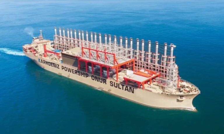 buque generador eléctrico Karpowership