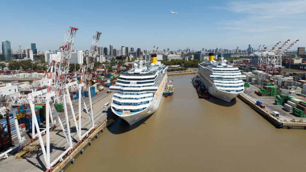 Cruceros, Temporada de cruceros, recaladas, puerto Buenos Aires