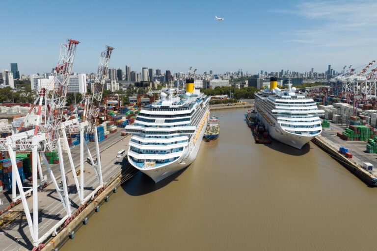 Cruceros, Temporada de cruceros, recaladas, puerto Buenos Aires
