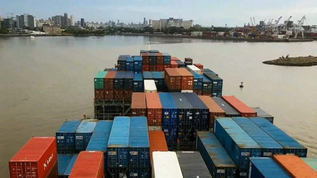 Puerto Buenos Aires, Puerto Montevideo, Paraguay, Contenedores, cargas