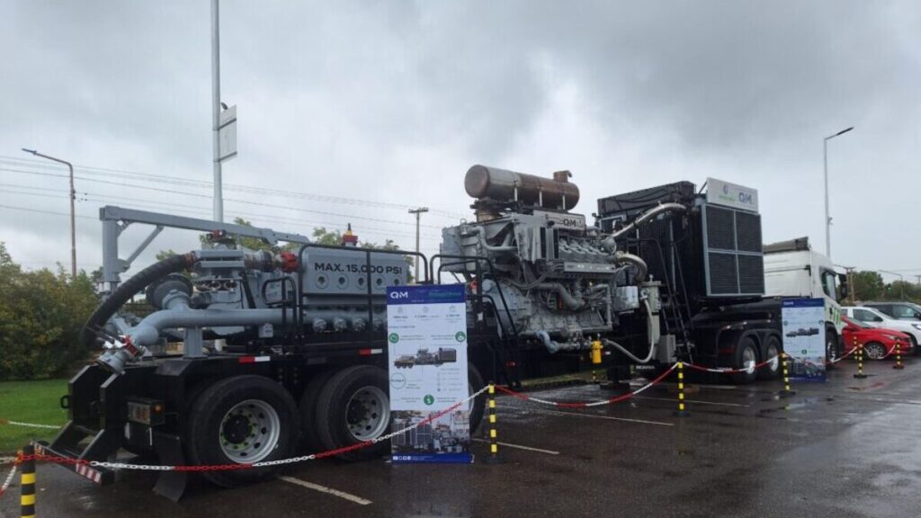 Fracturador a gas, Fracturador Prometheus, QM Equipment, fracking, vaca muerta