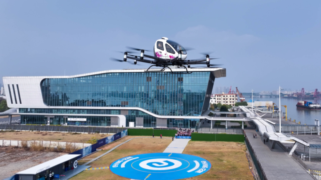 EVTOL, Vehículos autónomos, Autos voladores, China, Taxi volador