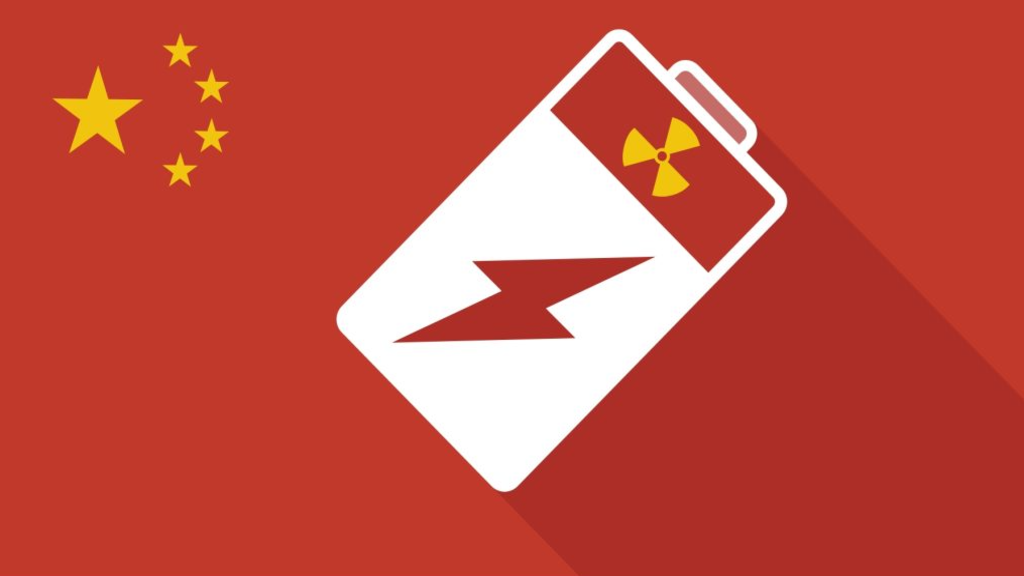 Batería nuclear, Transición energética, China