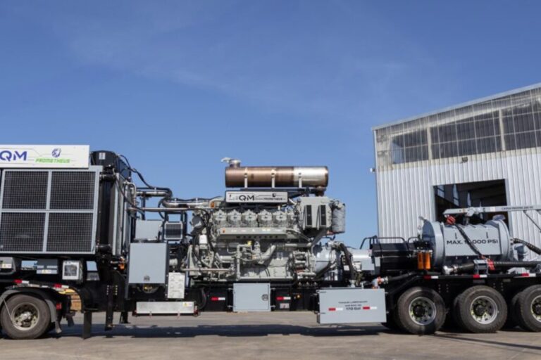 nuevo fracturador a gas fabricado por QM Equipment que permitirá reducir el costo de combustible hasta en un 85%