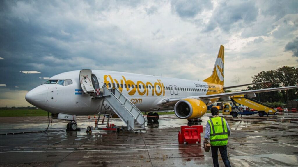 Flybondi, Vuelos, Transporte aéreo, Ezeiza, Paro de transporte