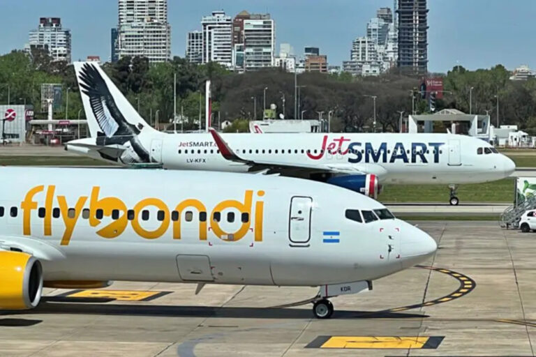 Flybondi, Jetsmart, Andes, Aerolíneas Argentinas, Mercado Aéreo, Beneficio fiscal