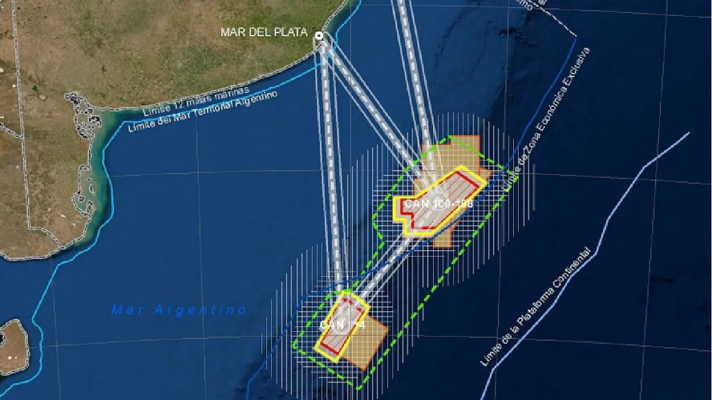 Mar del Plata, Offshore, Exploración, Shell