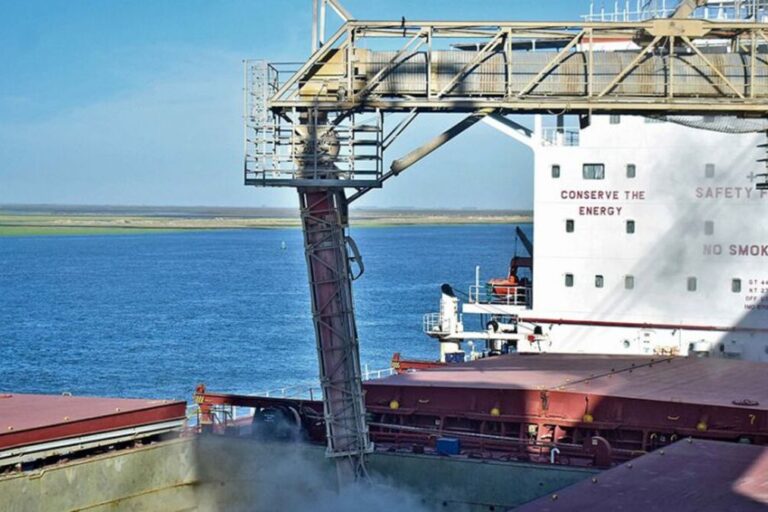 Transporte de granos, Transporte fluvial de cabotaje, Volumen, Operaciones de carga