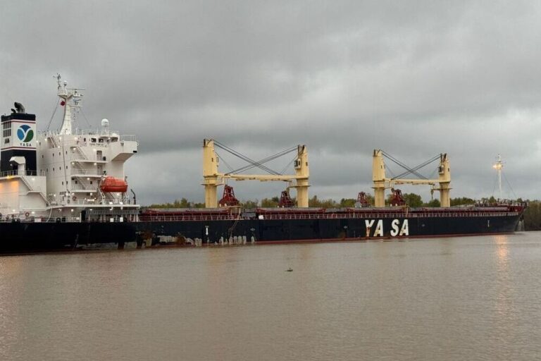 Yasa Tokio, Buque varado, Puerto San Pedro, Obstrucción