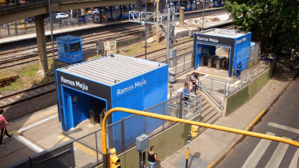 Linea Sarmiento, estación Ramos Mejía, Trenes Argentinos Infraestructura,