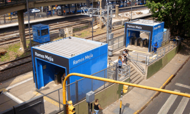 Linea Sarmiento, estación Ramos Mejía, Trenes Argentinos Infraestructura,