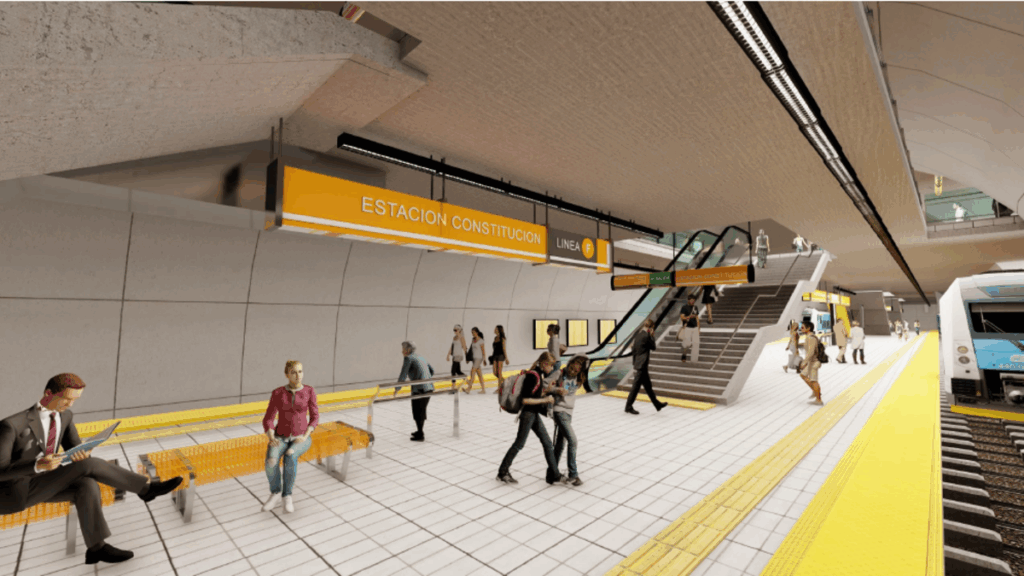 Subte, línea F, SBASE, Ciudad de Buenos Aires