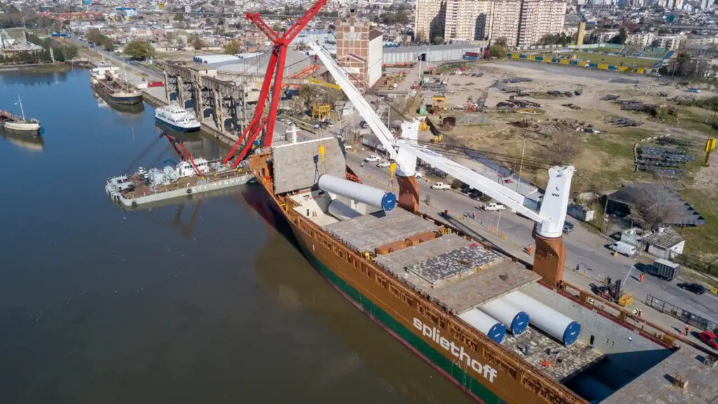 Puerto de Dock Sud, ampliación de muelle, Exolgan, buques Neo Panamax, comercio internacional, infraestructura portuaria