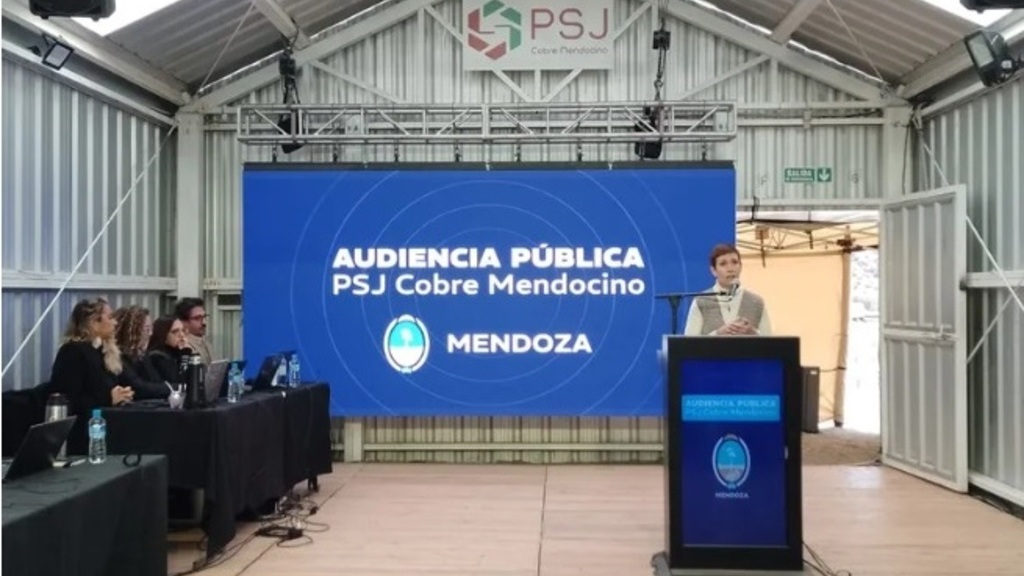 Mendoza, cobre, audiencia pública, PSJ Cobre Mendocino, Zonda Metals, Grupo Alberdi,