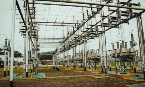 Estación transformadora de Quequén, electricidad, Buenos Aires