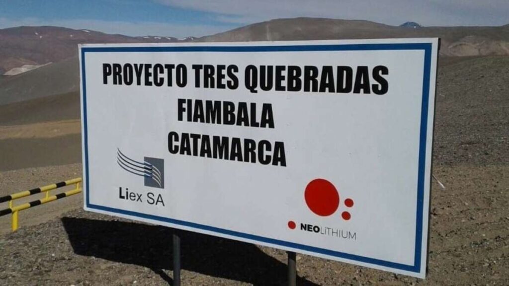 Catamarca, Litio, Zijin-Liex, 3 Quebradas, fiambalá, minería
