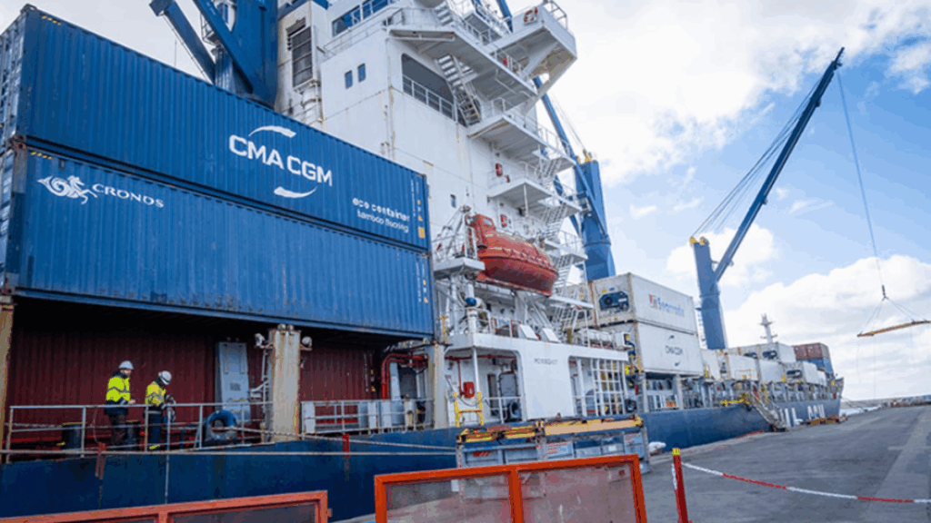 CMA CGM, Mar del Plata, puerto, exportaciones, logística, comercio exterior, transporte marítimo, Maersk,
