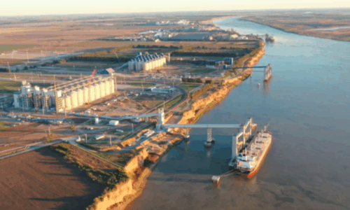 puertos, Aceitera General Deheza, Timbúes, Santa Fe, río Paraná, hidrovía,
