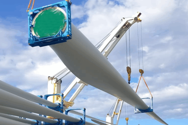 Energía renovable, Proyectos eólicos, Logística, Aerogeneradores, Argentina, La Flecha, Trelew, Goldwind, Loginter