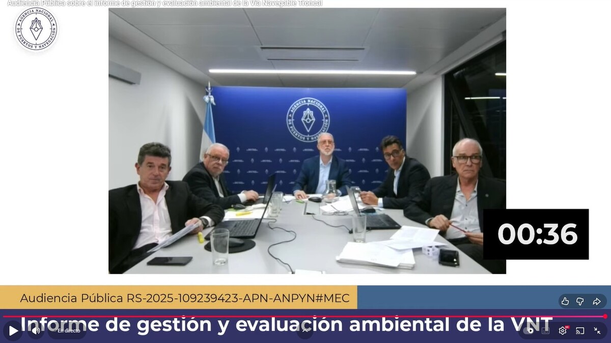 ANPYN, Hidrovía, Vía Navegable Troncal, Licitación