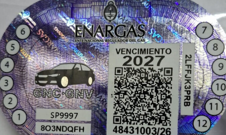 GNC, ENARGAS, oblea de GNC, Gas Natural Vehicular, regulación energética, Presupuesto 2026, transporte, seguridad vehicular,