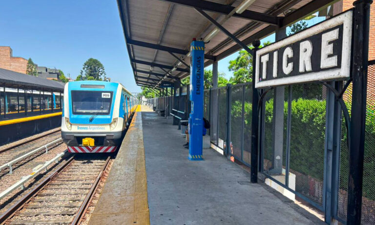 Trenes Argentinos, Línea Mitre, Ramal Tigre, Obras ferroviarias, Renovación de vías, Señalamiento ferroviario, Transporte público,