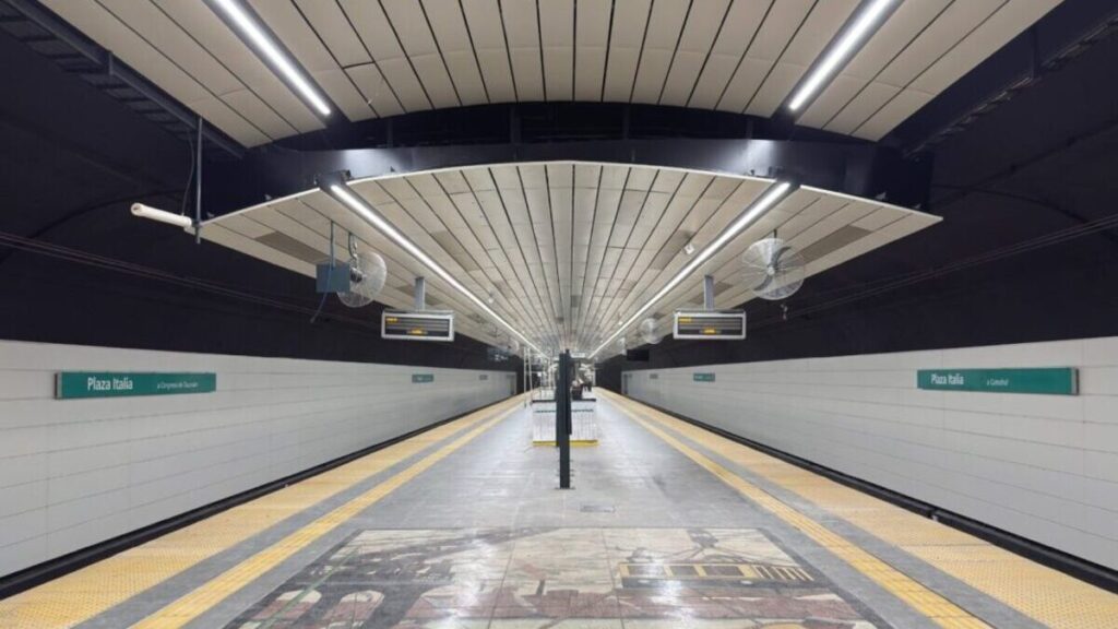 Subte, Línea D, Plaza Italia, Infraestructura, Transporte público, Ciudad de Buenos Aires, Obra pública, Movilidad urbana, Modernización, Subterráneos de Buenos Aires